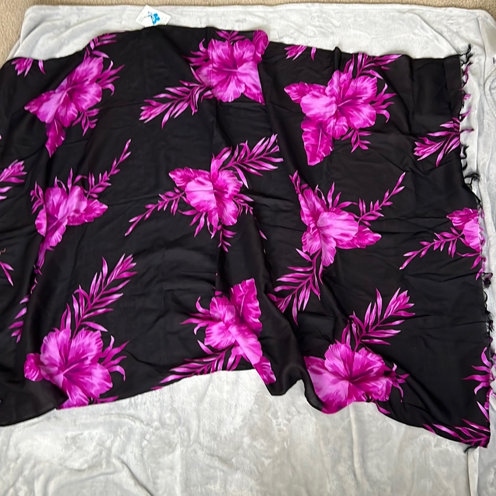 Two Floral Cover Up Wraps